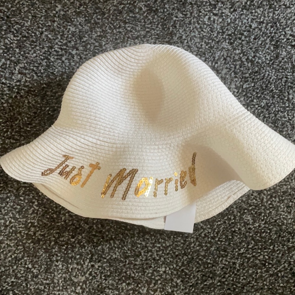 Just Married sunhat